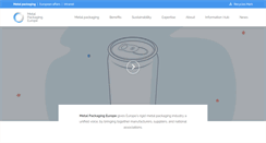 Desktop Screenshot of metalpackagingeurope.org